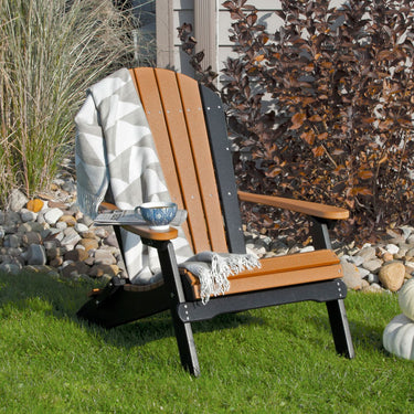 LuxCraft Folding Poly Adirondack Chair